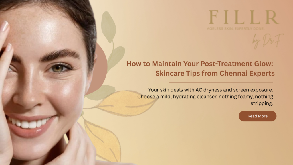 How to Maintain Your Post-Treatment Glow: Skincare Tips from Chennai Experts